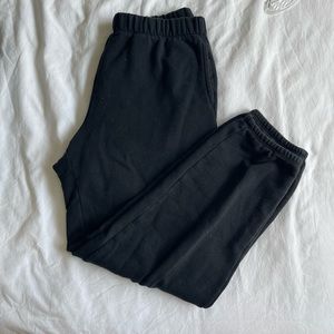 Black Mid Rise Sweatpants from Aerie (M)